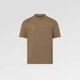 LV エンブロイダードシグネチャーコットンTシャツ