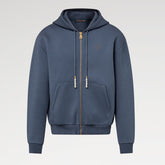 LV エンブロイダードジャージージップスルーフーディ