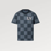 LV ダミエショートスリーブクルーネックウィズLVストラスパッチ