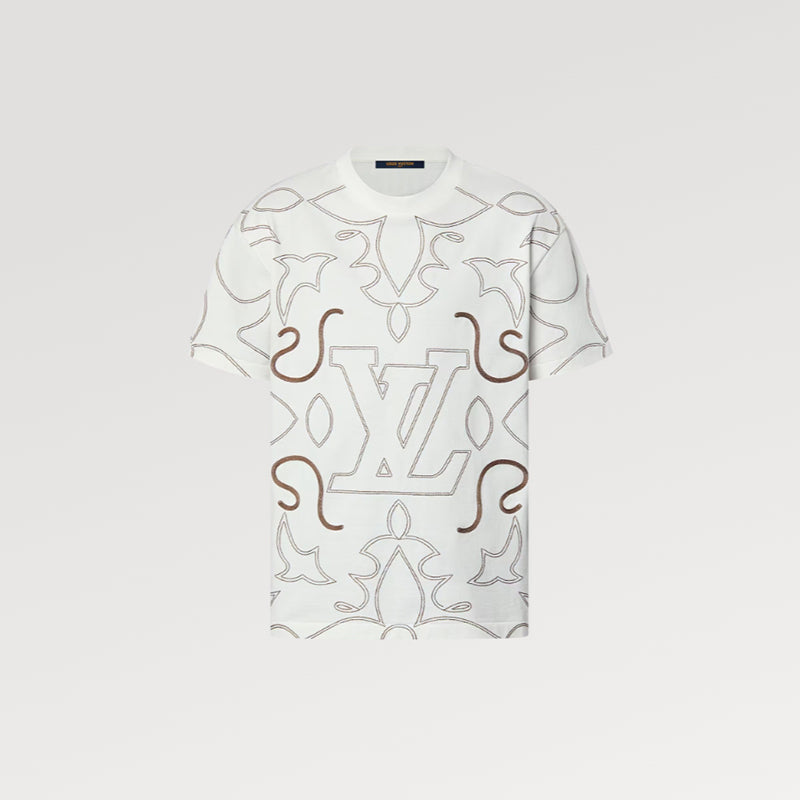 LV エンブロイダードコットンTシャツ
