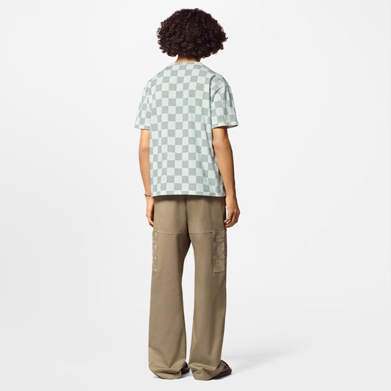 LV プリントコットン半袖Tシャツ