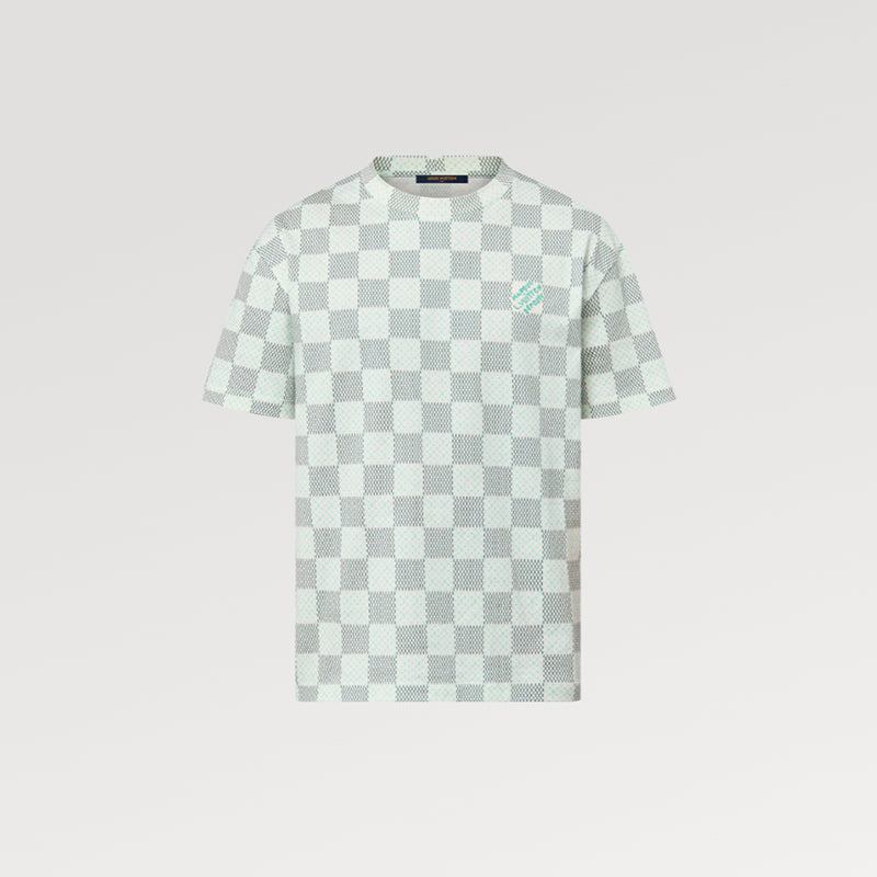 LV プリントコットン半袖Tシャツ