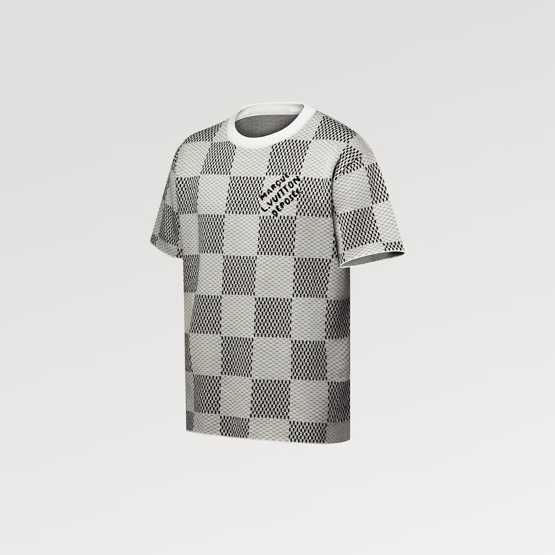 LV ダミエジャカード ショートスリーブクルーネック