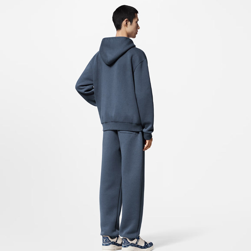 LV エンブロイダードジャージージップスルーフーディ